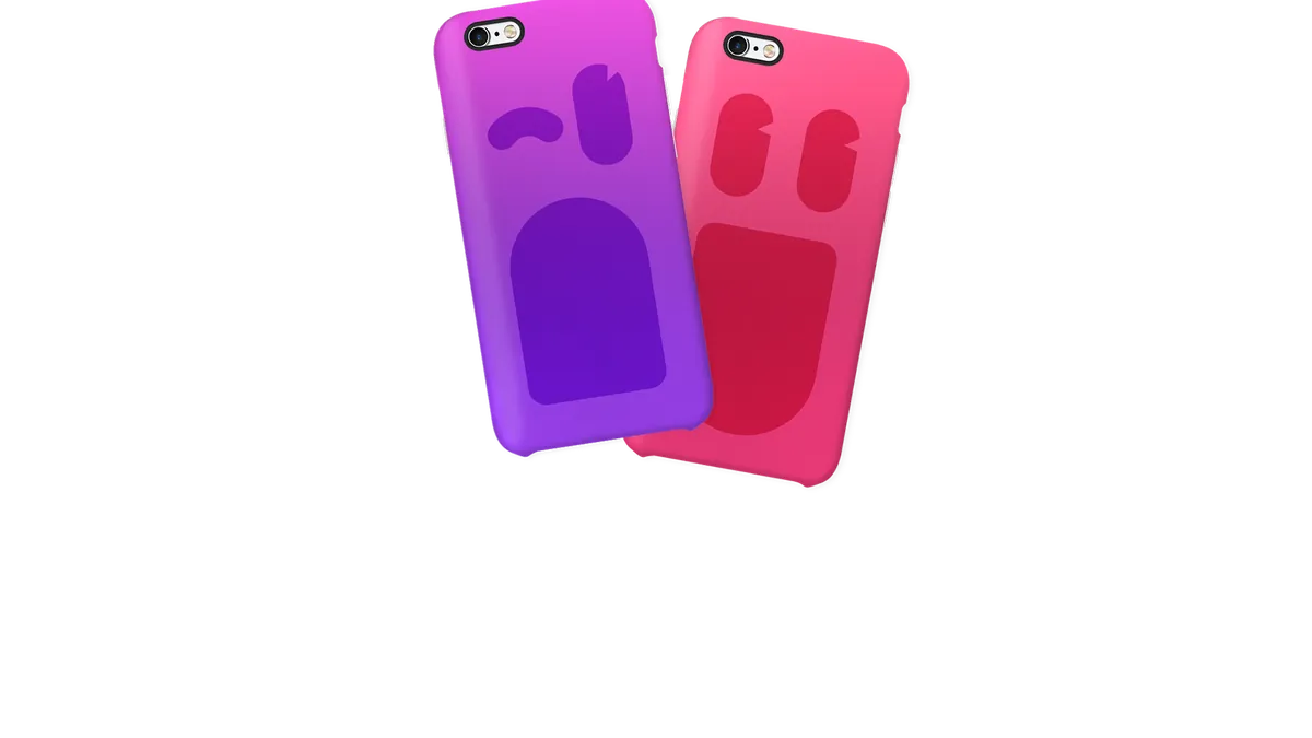 Phone protected by a case